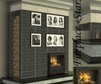 Modern Fireplace-ID:202615346