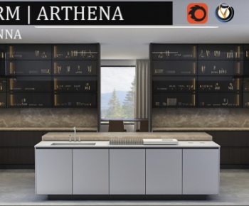 Modern Kitchen Cabinet-ID:383987543