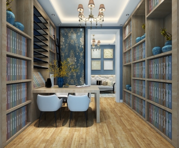 Simple European Style Study Space-ID:438084615