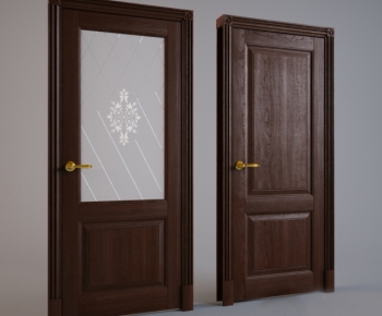 Modern Solid Wood Door-ID:423099591