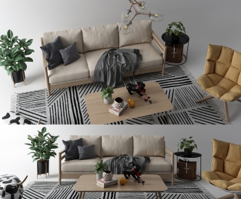 Nordic Style Sofa Combination-ID:312804486