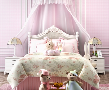 Modern Child's Bed-ID:953422476