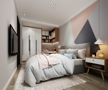 Nordic Style Bedroom-ID:747181422