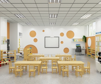 Modern Children's Kindergarten-ID:615465677