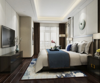 New Chinese Style Bedroom-ID:476886778
