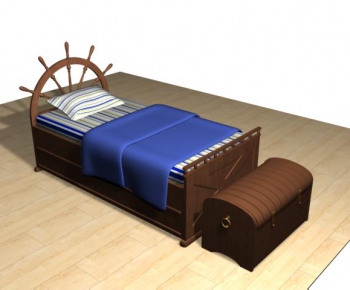 Modern Child's Bed-ID:200446366