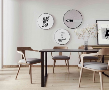 Modern Dining Table And Chairs-ID:764917738