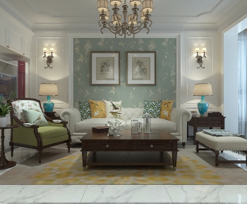 American Style A Living Room-ID:669401916