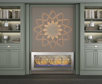 Simple European Style Decorative Cabinet-ID:504301639