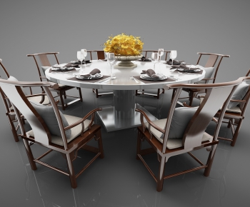 New Chinese Style Dining Table And Chairs-ID:924743971