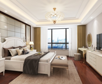 American Style Bedroom-ID:930555573