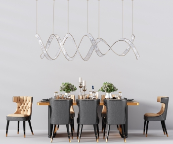 Modern Dining Table And Chairs-ID:415868889