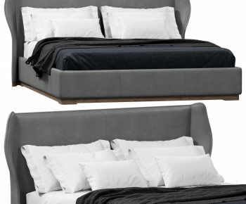 Modern Double Bed-ID:875773699