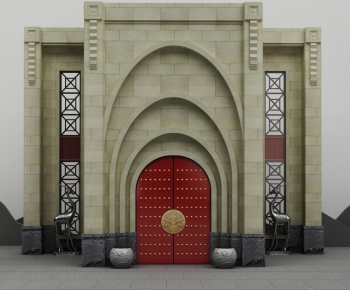 New Chinese Style Building Component-ID:983315235