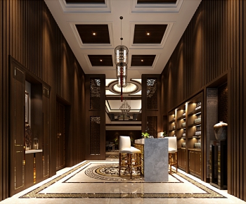 New Chinese Style Lobby Hall-ID:709162464