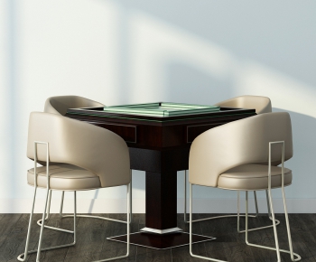 Modern Mahjong Tables And Chairs-ID:567409596