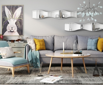 Nordic Style Sofa Combination-ID:115493362