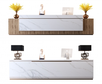 Modern Reception Desk-ID:688743129