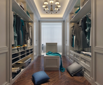 Modern Clothes Storage Area-ID:702383319