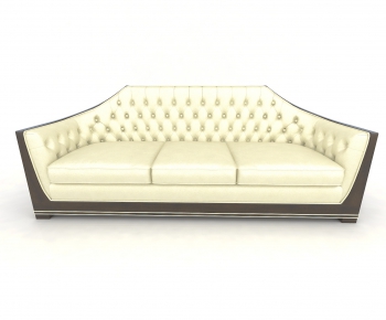 American Style Three-seat Sofa-ID:652267579