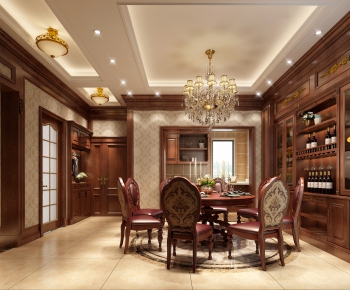 American Style Dining Room-ID:332684236