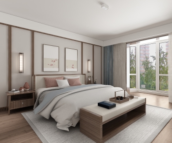 New Chinese Style Bedroom-ID:862775682