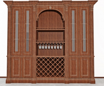 New Chinese Style Wine Cabinet-ID:757095215