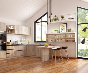 Nordic Style Open Kitchen-ID:234015417
