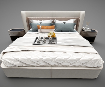 Modern Double Bed-ID:179899154