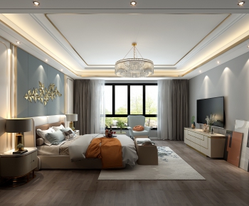 Post Modern Style Bedroom-ID:550578439
