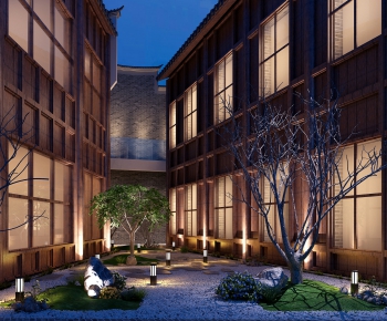 New Chinese Style Courtyard/landscape-ID:294373157