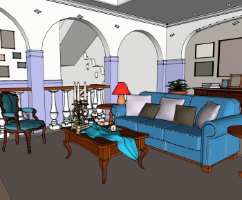 Modern A Living Room-ID:419003347
