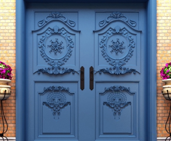 Modern Solid Wood Door-ID:114472524