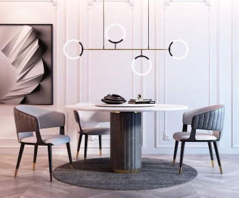 Modern Dining Table And Chairs-ID:373363818