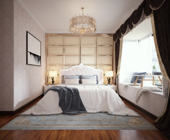 Simple European Style Bedroom-ID:787347175