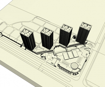 Modern Architectural Bird's-eye View Planning-ID:274961631