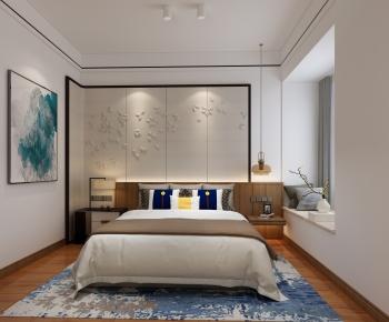 New Chinese Style Bedroom-ID:587115768