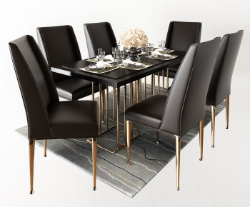 Modern Dining Table And Chairs-ID:660245543