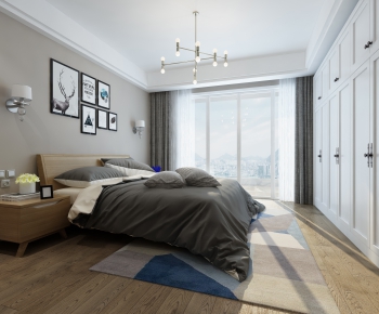 Nordic Style Bedroom-ID:449113323