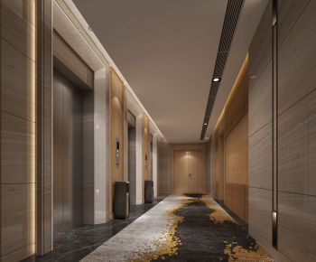 New Chinese Style Elevator Hall-ID:779509876