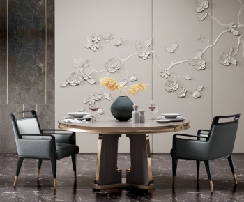 New Chinese Style Dining Table And Chairs-ID:513433294