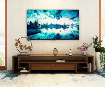 New Chinese Style TV Cabinet-ID:930087379