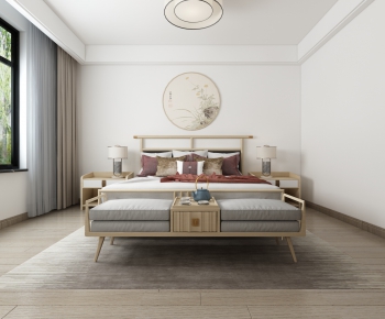 New Chinese Style Bedroom-ID:313293874