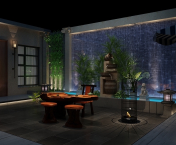 New Chinese Style Tea House-ID:790678519