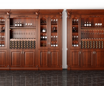 American Style Wine Cabinet-ID:317302793