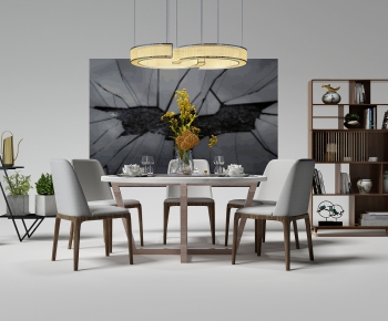 Modern Dining Table And Chairs-ID:179514472