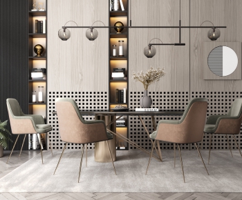 Modern Dining Table And Chairs-ID:560693777