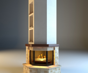 Modern Fireplace-ID:467576581