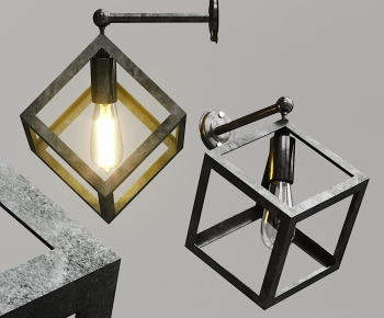 Industrial Style Wall Lamp-ID:989034817