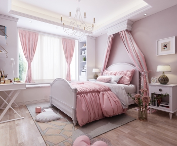 Simple European Style Girl's Room Daughter's Room-ID:581169892